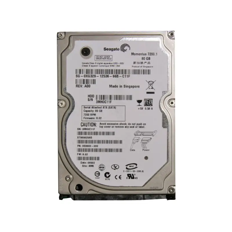 XG329.jpg Dell - 80GB 7.2K SATA Hard Drive - XG329 - Image 1