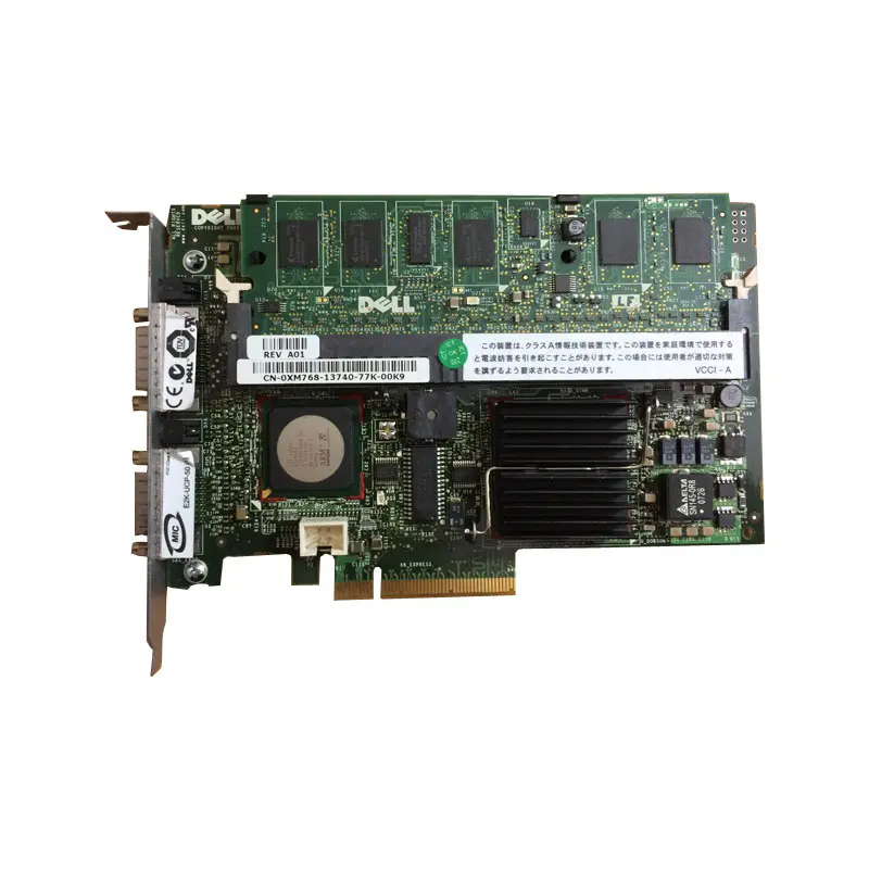 XM768.jpg Dell - PCI-E SAS PERC 5-E Raid Controller Card - XM768 - Image 1