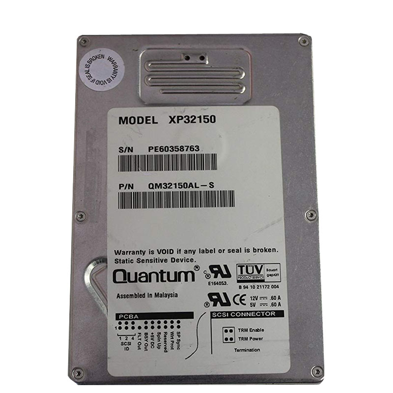 Quantum - 2.1GB 3.5Inch 50-Pins Hard Drive - XP32150