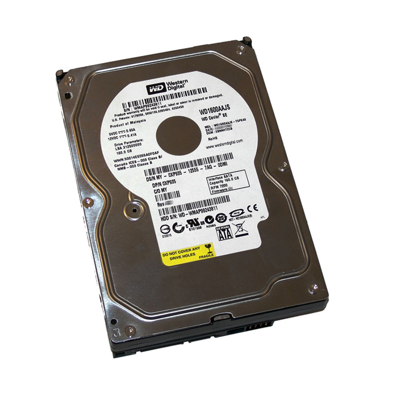 Dell - 160GB 7.2K SATA 3.5" Hard Drive - XP935