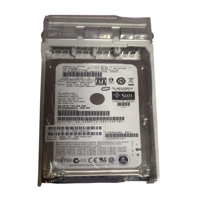 Sun Microsystems - 200GB 5.4K SATA 1.5Gbps 2.5" Hard Drive - XRA-ST2CF-200G5K