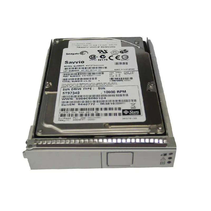 XRB-SS2CD-73G10KZ.jpg Sun Microsystems - 73GB 10K SAS 3.0Gbps 2.5" Hard Drive - XRB-SS2CD-73G10KZ - Image 1
