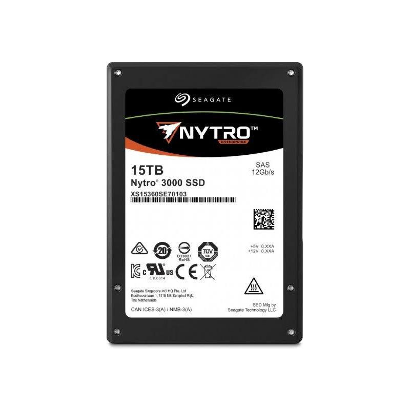 Seagate - 15.36TB SAS 2.5" SSD - XS15360SE70103