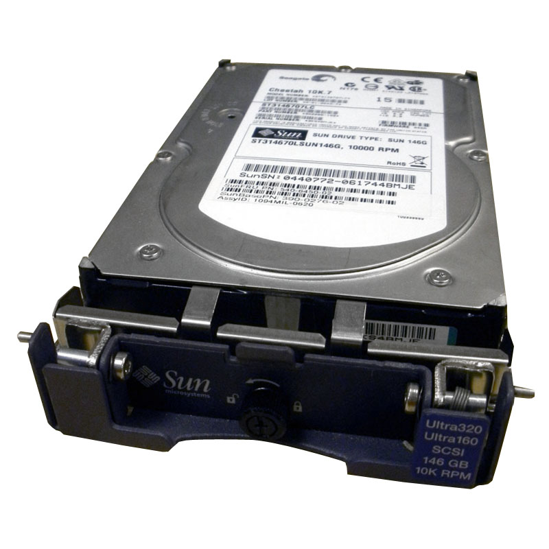 Sun Microsystems - 146GB 10K SCSI 3.5" Hard Drive - XTASC1NC146G10K
