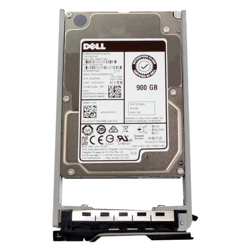 Dell - 900GB 15K SAS 12.0Gbps 2.5" 256MB Cache Hard Drive - XTH17