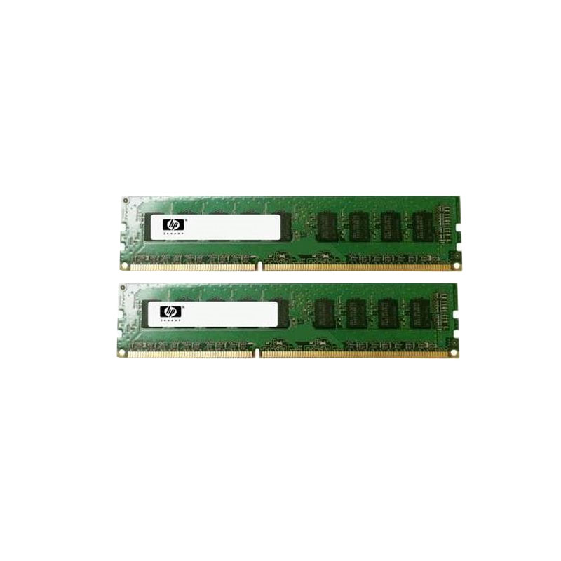 HP - 4GB 2x2GB DDR3 PC3-10600 ECC Unbuffered 240-Pins Memory - XU970AV