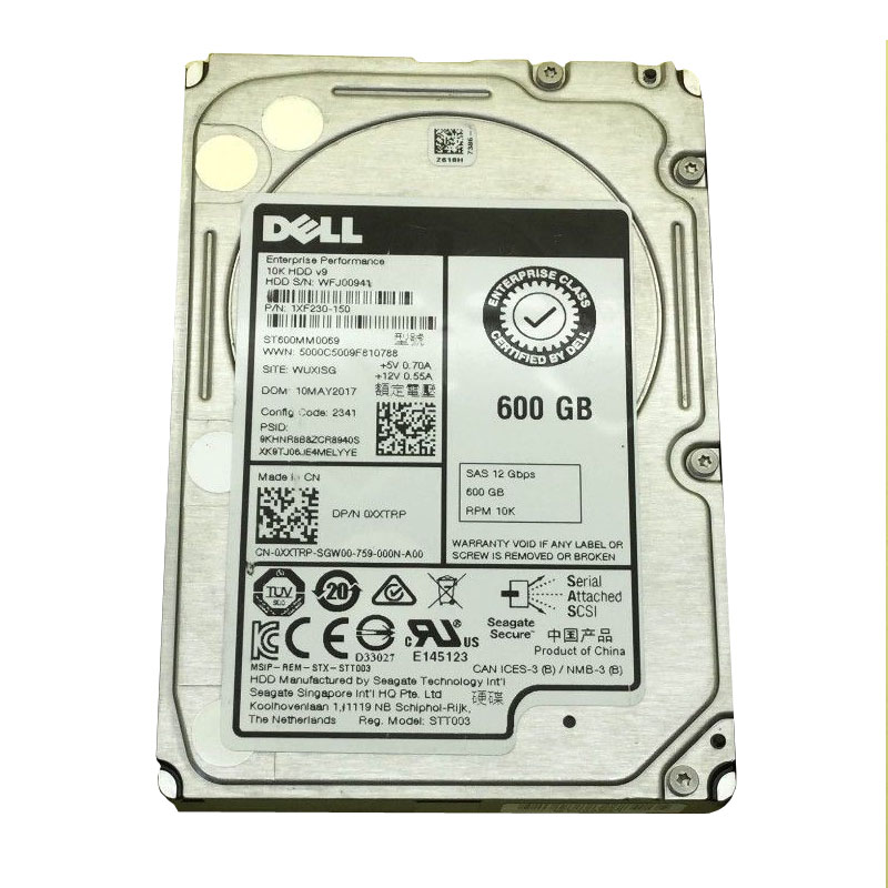 Dell - 600GB 10K SAS 12Gbps 2.5" Hard Drive - XXTRP