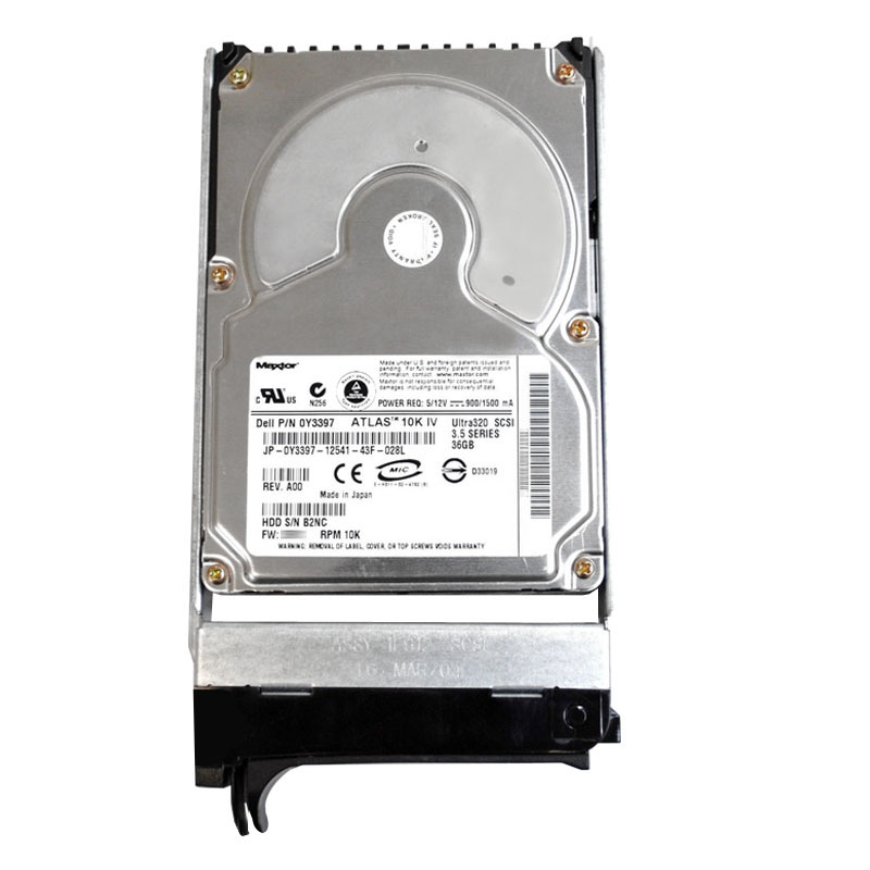 Dell - 36GB 10K 80-PIN SCSI 3.5" Hard Drive - Y3397