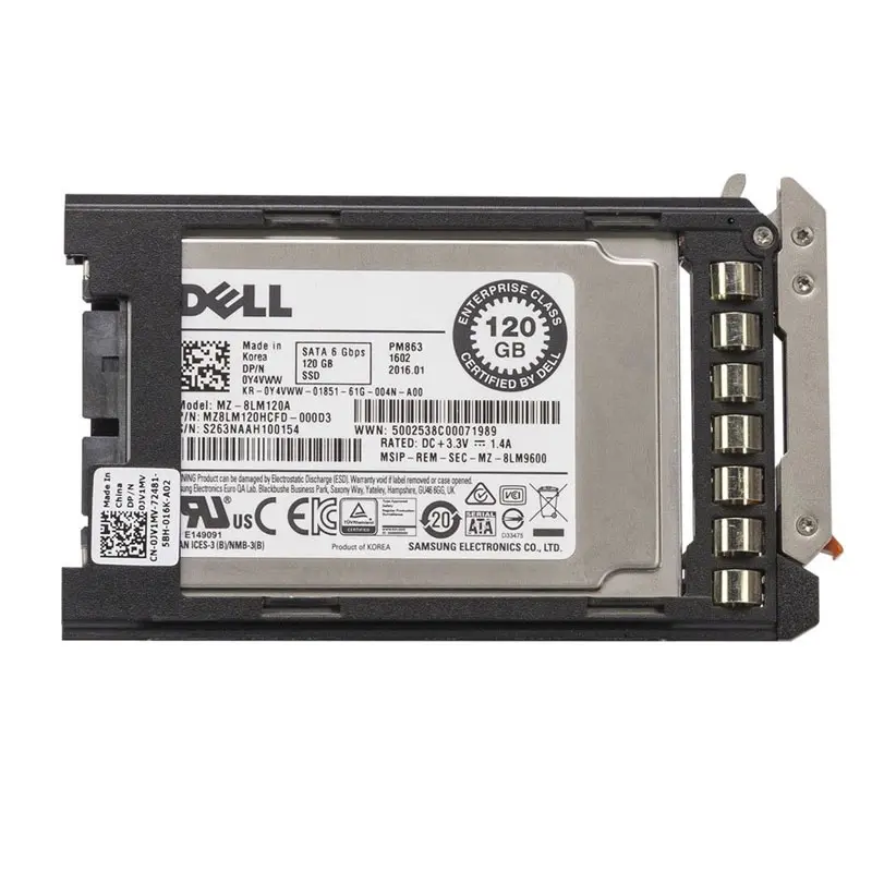 Y4VWW.jpg Dell - 120GB SATA 3.0Gbps 1.8" SSD - Y4VWW - Image 1