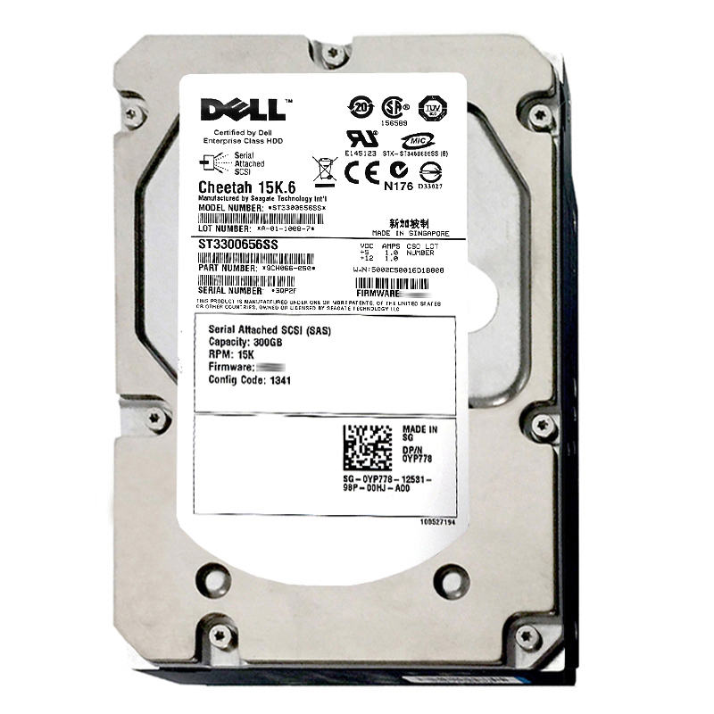 Dell - 300GB 15K SAS 3.0Gbps 3.5" 16MB Cache Hard Drive - Y9778