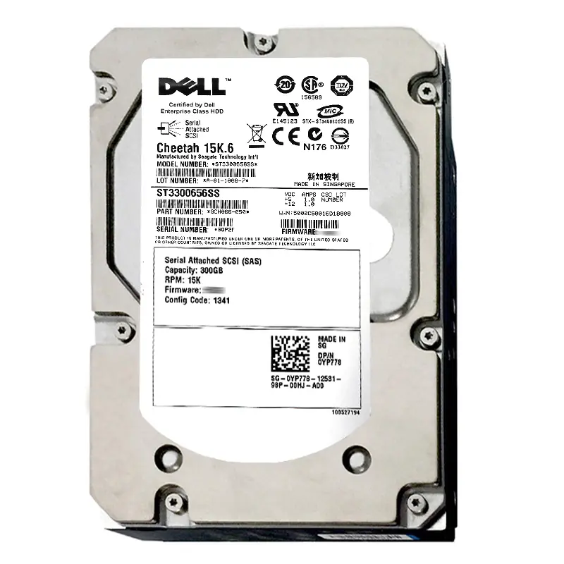 Y9778.jpg Dell - 300GB 15K SAS 3.0Gbps 3.5" 16MB Cache Hard Drive - Y9778 - Image 1