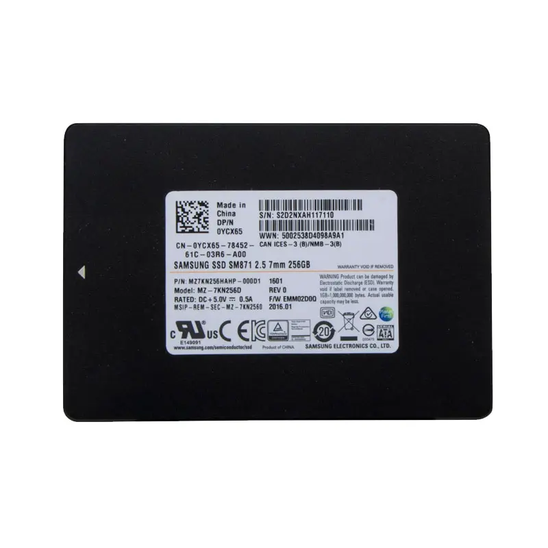 YCX65.jpg Dell - 256GB SATA 2.5" SSD - YCX65 - Image 1