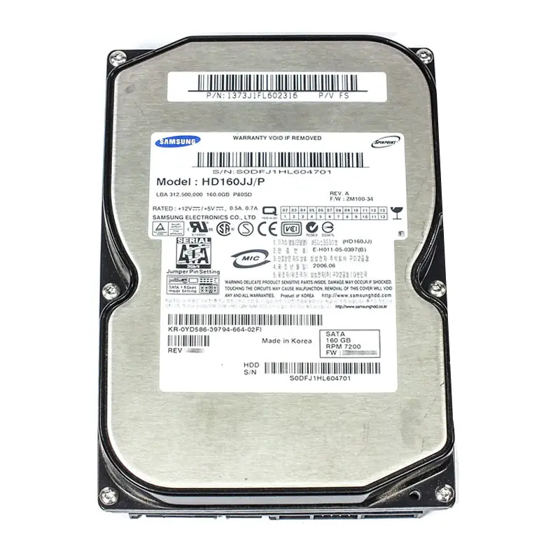 YD586.jpg Dell - 160GB 7.2K SATA 3.5" Hard Drive - YD586 - Image 1
