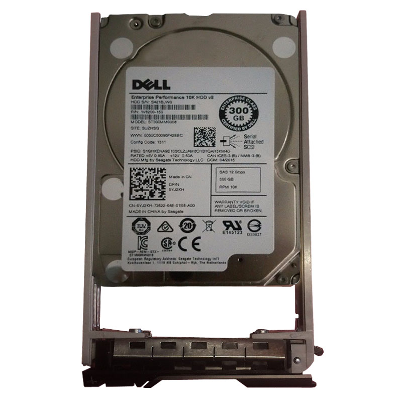Dell - 300GB 10K SAS 12.0Gbps 2.5" Hard Drive - YJ2KH