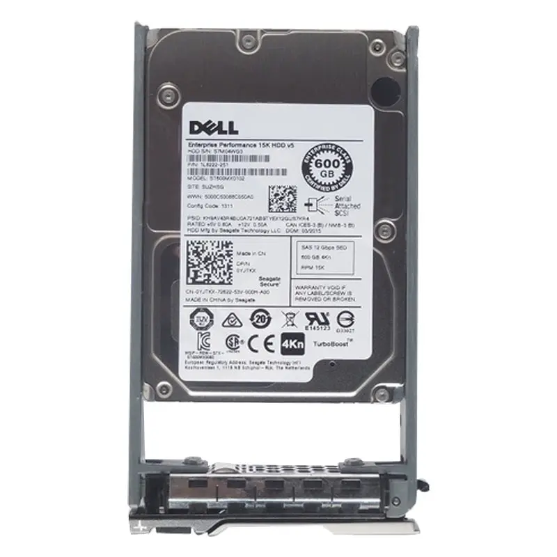 YJTKX.jpg Dell - 600GB 15K SAS 12.0Gbps 2.5" Hard Drive - YJTKX - Image 1