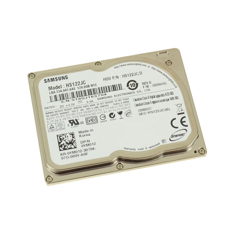 Dell - 120GB 5.4K PATA 1.8" 8MB Cache Hard Drive - YM012