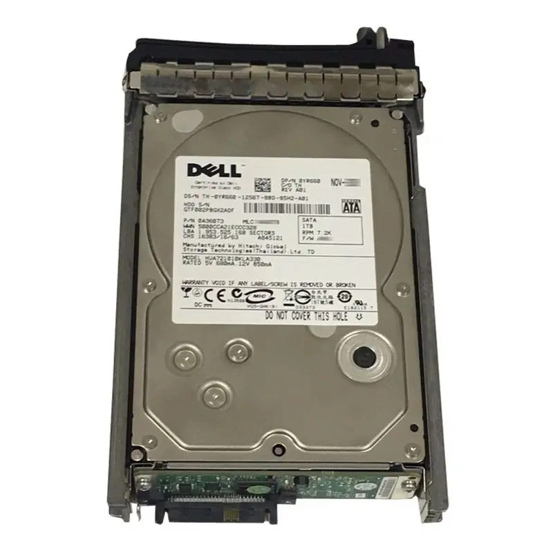 YR660.jpg Dell - 1TB 7.2K SATA 3.5" 32MB Cache Hard Drive - YR660 - Image 1