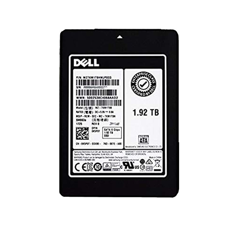 YTVP9.jpg Dell - 1.92TB SATA 6.0Gbps 2.5" SSD - YTVP9 - Image 1