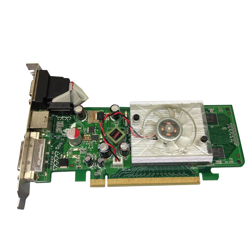YU284.jpg Dell - 128MB PCI-E Nvidia GeForce 8300 GS Video Card - YU284 - Image 1