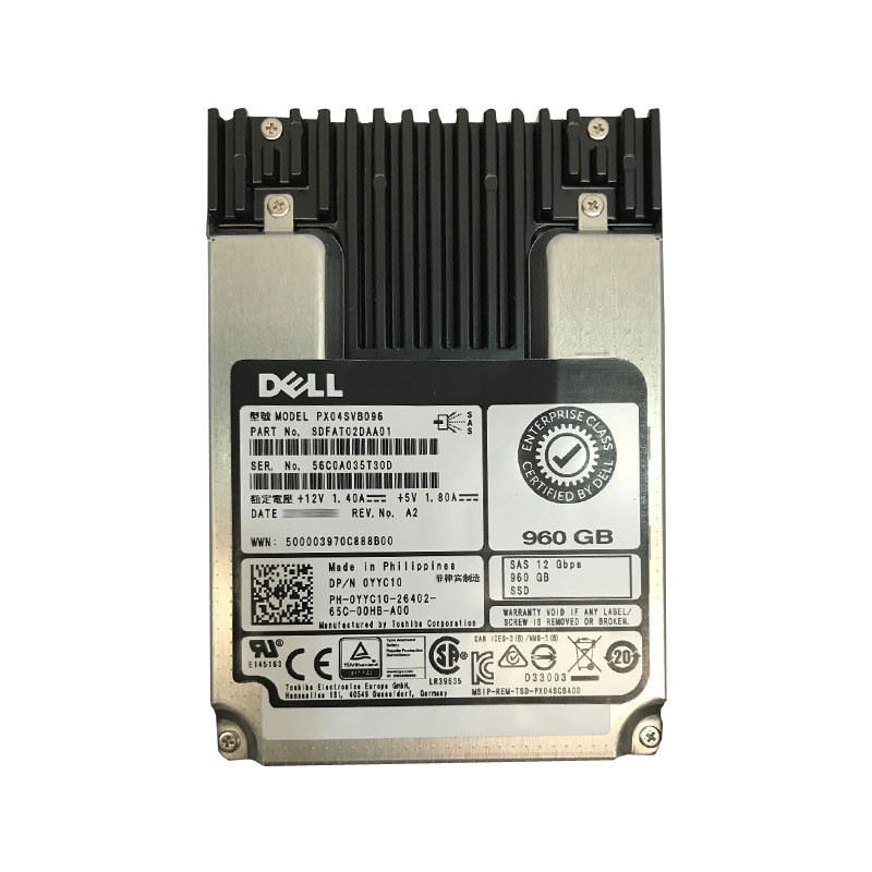 Dell - 960GB SAS 12Gbps 2.5" SSD - YYC10