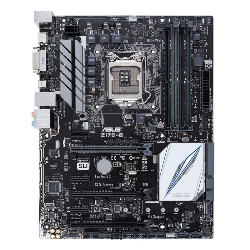 Z170-E.jpg Asus - ATX Server Motherboard Only - Z170-E - Image 1