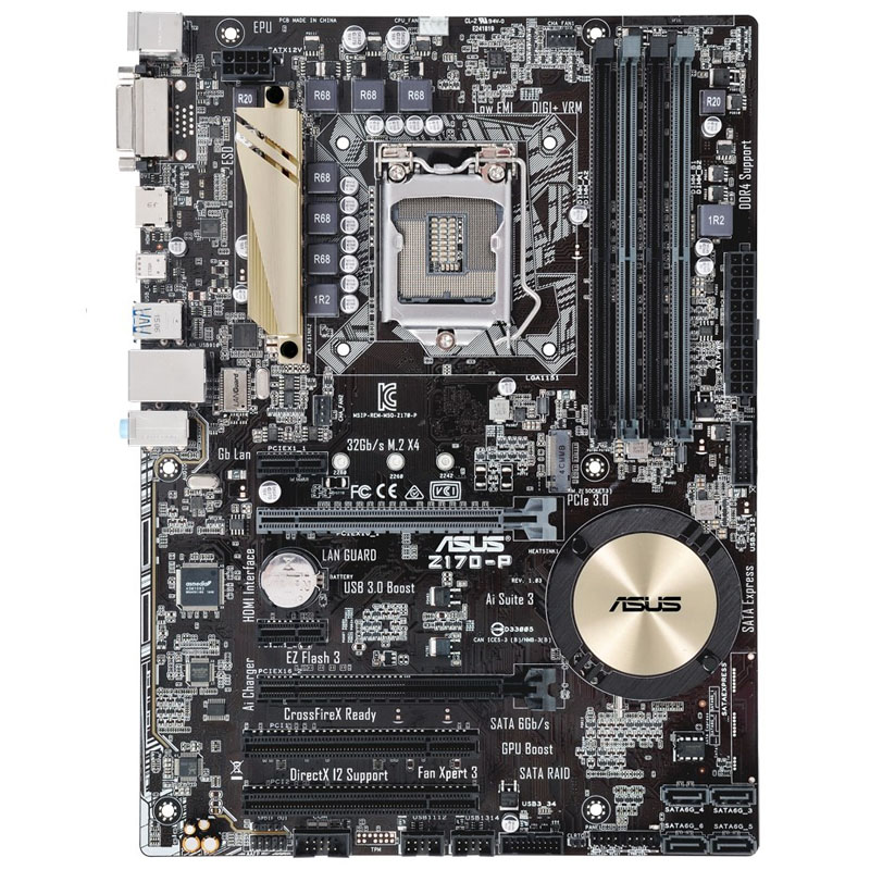 Asus - ATX Server Motherboard Only - Z170-P