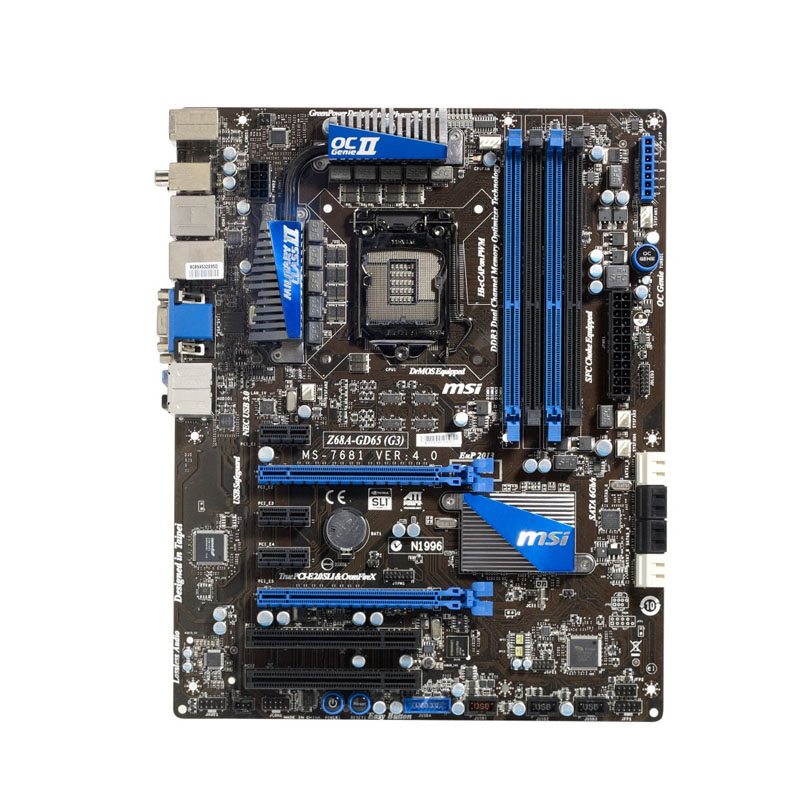 MSI - Desktop Motherboard Only - Z68A-GD65