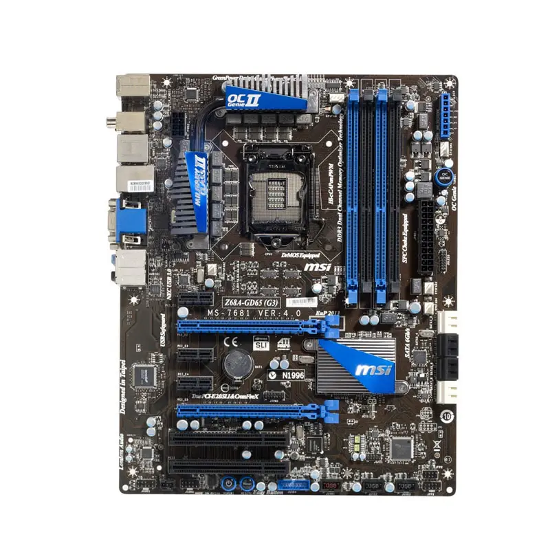 Z68A-GD65.jpg MSI - Desktop Motherboard Only - Z68A-GD65 - Image 1