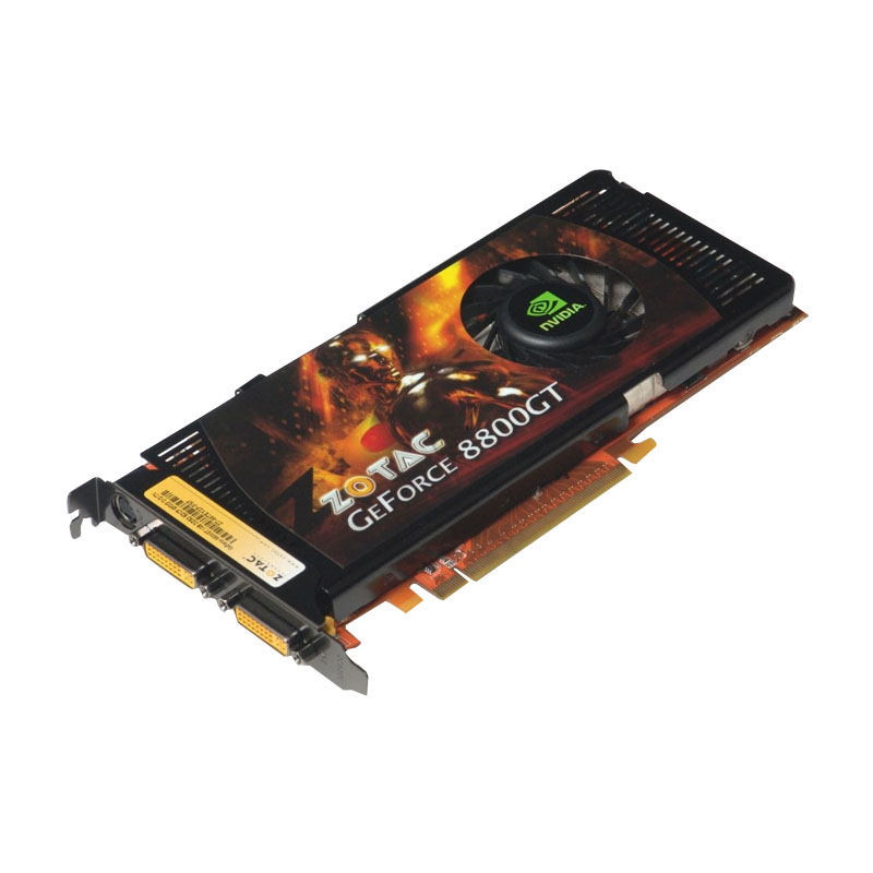 Zotac - 1GB PCI-E x16 SLI GeForce 8800 GT Video Card - ZT-88TEY2P-FSP