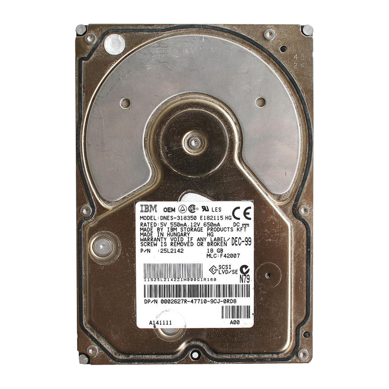 Dell 0002627R - 18GB 7200RPM 80-Pins SCSI-3 Hard Drive