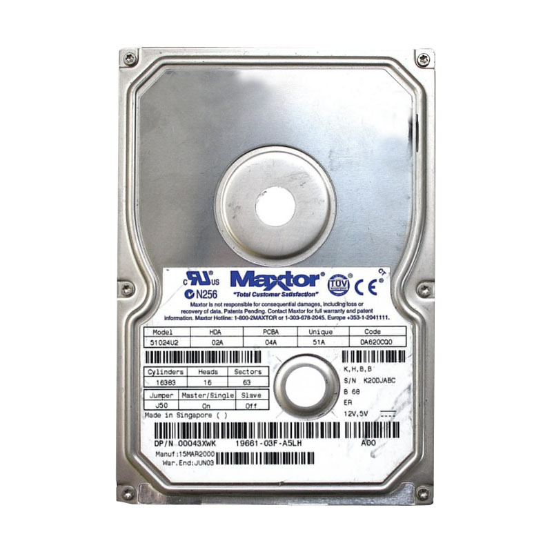 Dell 00043XWK - 10.2GB 7200RPM IDE ATA-66 Hard Drive