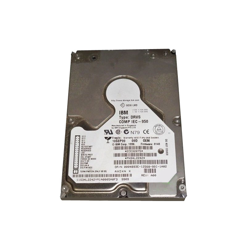 Dell 0004893E - 9.1GB 10000RPM Ultra3 Hard Drive
