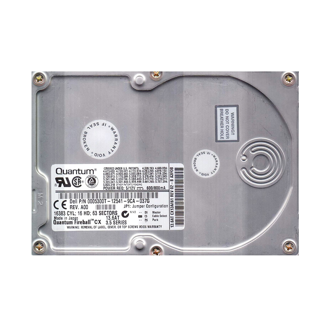 Dell 0005300T - 13.6GB Hard Drive