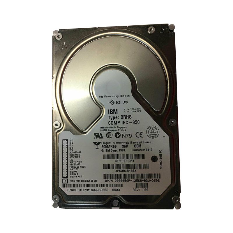 Dell 0008056P - 36GB 10K 68-PIN Ultra-160 SCSI Hard Drive