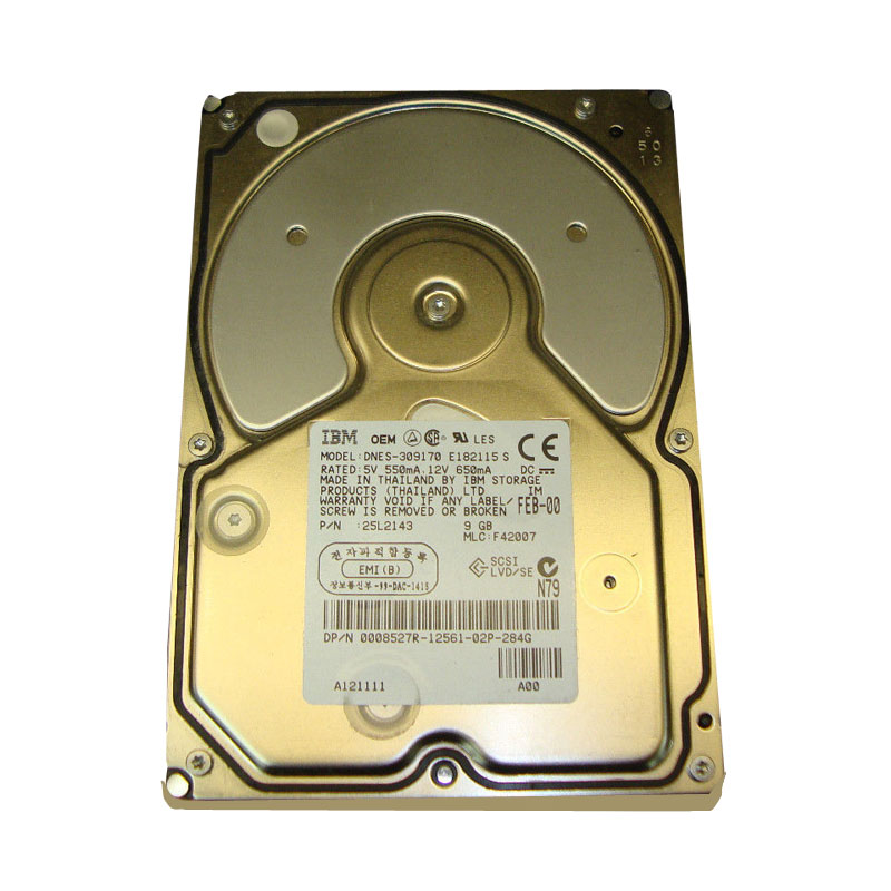 Dell 0008527R - 9GB Ultra2 SCSI 80-Pins Hard Drive