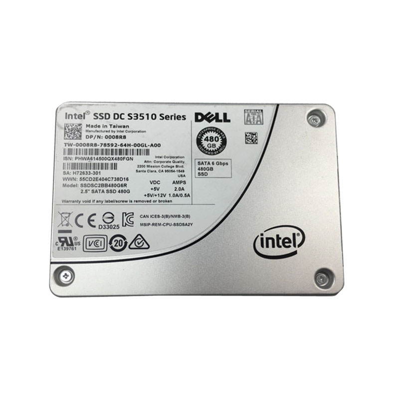 Dell 0008R8 - 480GB SATA 2.5" SSD