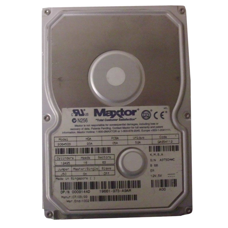 Dell 0009144D - 6.4GB 5400RPM 3.5Inch Hard Drive