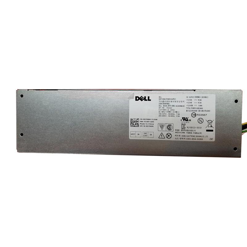 00706M.jpg Dell 00706M - 240W Power Supply for Inspiron 3650 - Image 1