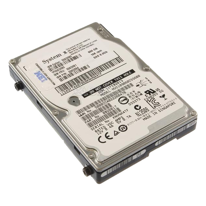 IBM 00AD060 - 600GB 10000RPM 2.5-Inch SAS 6GBPS Hard Drive