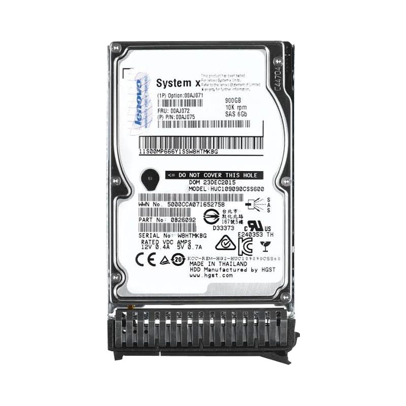 IBM 00AJ072 - 900GB 10K SAS 2.5" Hard Drive