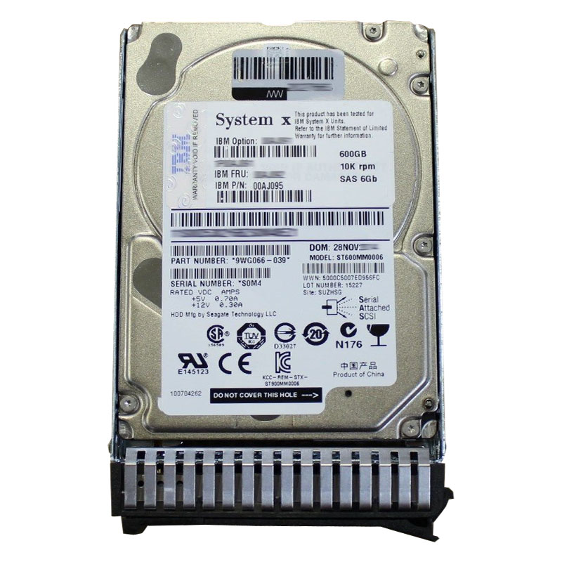 IBM 00AJ095 - 600GB 10K SAS 6.0Gbps 2.5" Hard Drive