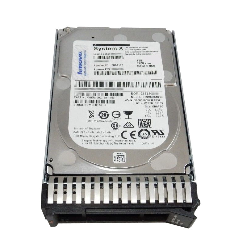 Lenovo 00AJ142 - 1TB 7.2K SATA 6.0Gbps 2.5" Hard Drive