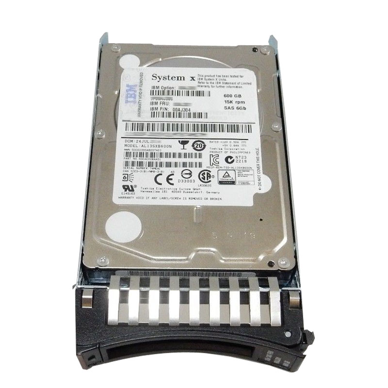 IBM 00AJ304 - 600GB 15K SAS 6.0Gbps 2.5" Hard Drive