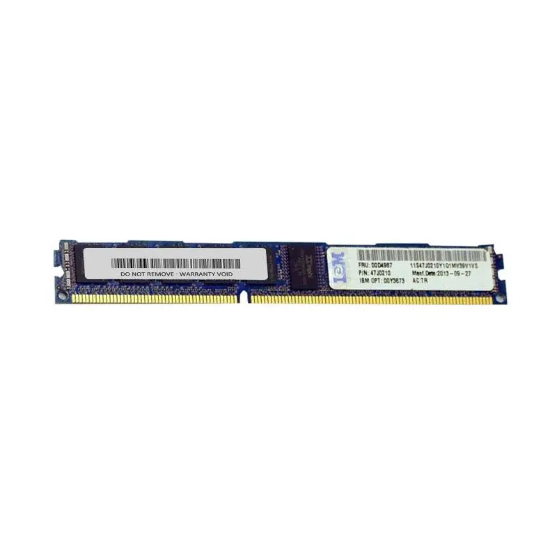 00D4987.jpg IBM 00D4987 - 8GB DDR3 PC3-10600 ECC Registered 240-Pins Memory - Image 1