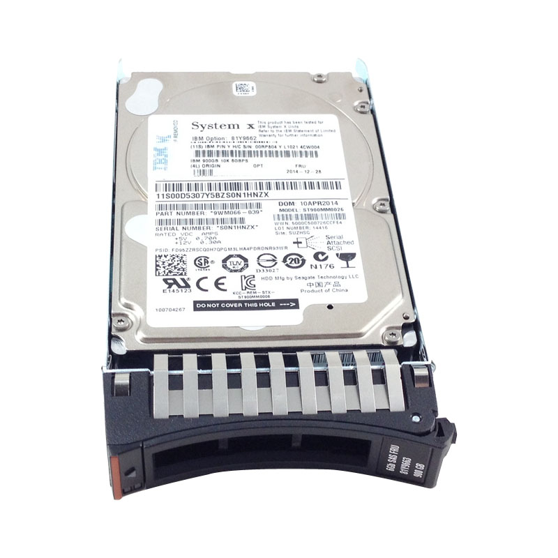 IBM 00D5307 - 900GB 10K SAS 2.5" Hard Drive