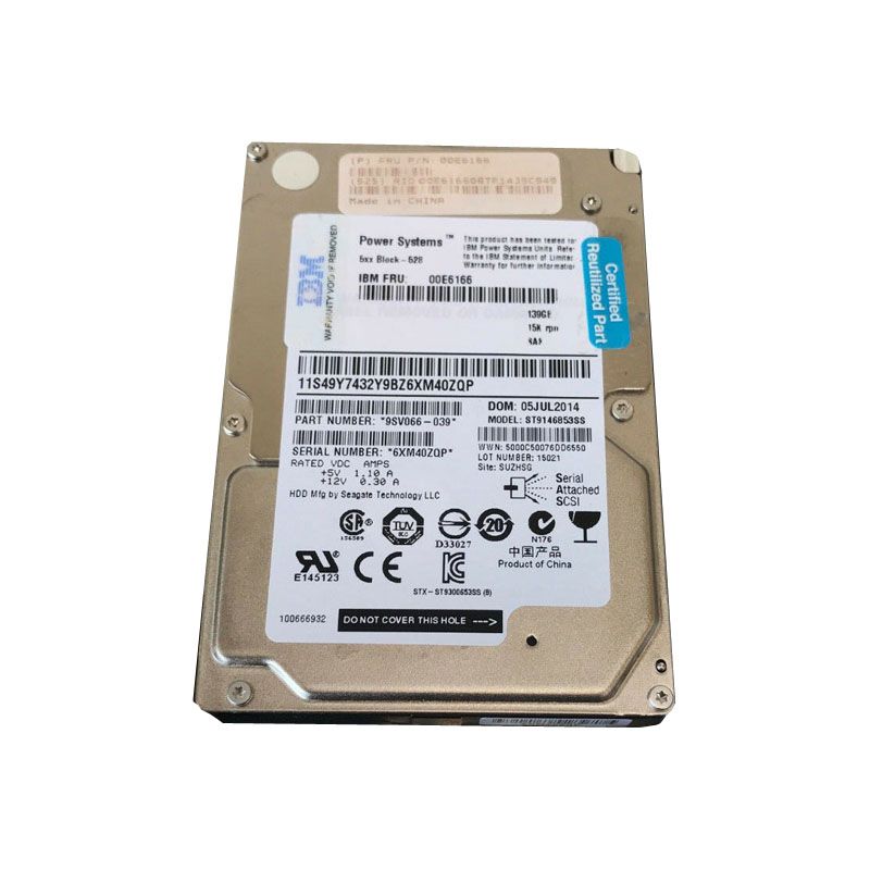 IBM 00E6166 - 139GB 15K SAS Hard Drive