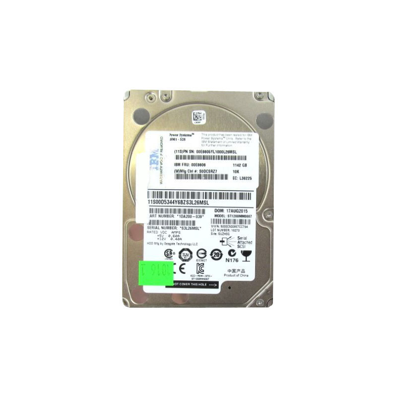 IBM 00E8606 - 1.1TB 10K SAS 2.5" Hard Drive