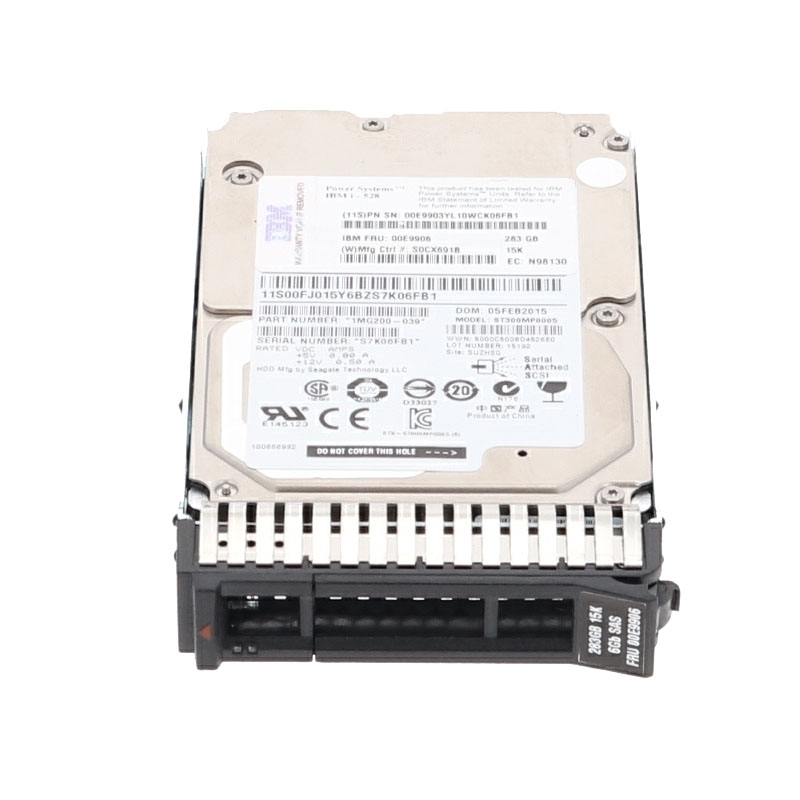 00E9906 IBM - 283GB 15K SAS 2.5" Hard Drive