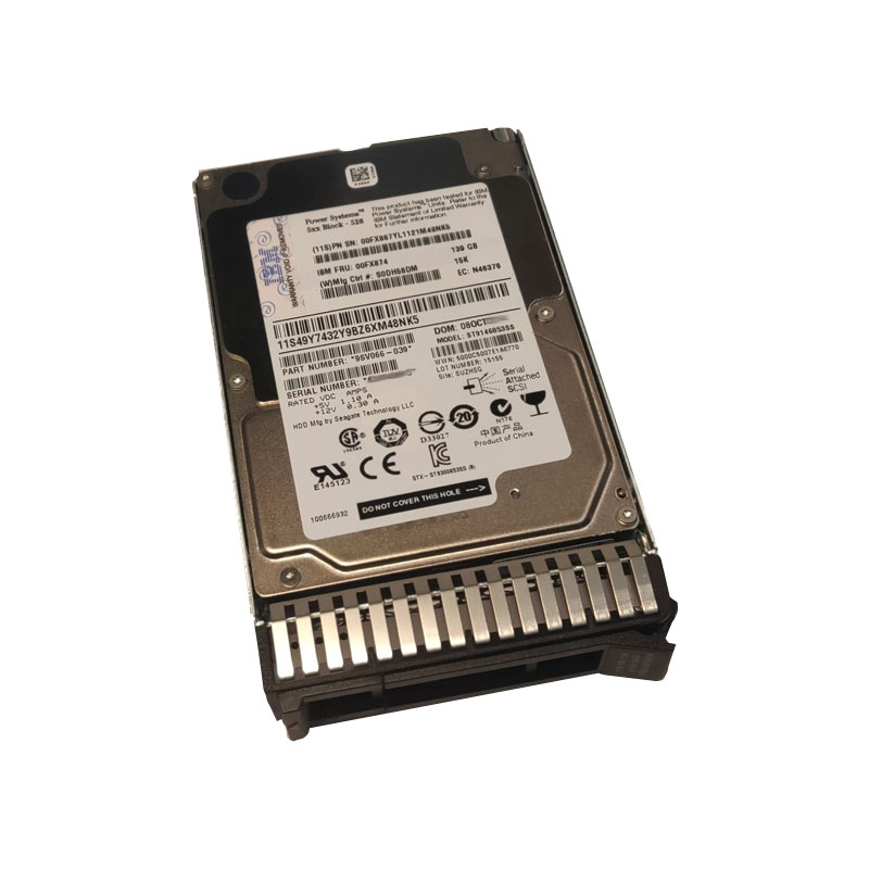 00FX874 IBM - 139GB 15K SAS 2.5" Hard Drive
