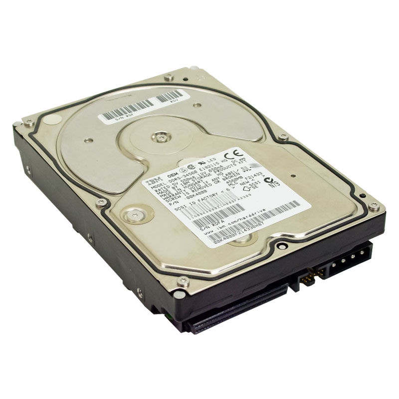 00K4000.jpg IBM 00K4000 - 4.5GB 7.2K 68-PIN SCSI 3.5" Hard Drive - Image 1